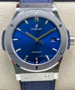 Replica WWF Factory Hublot Classic Fusion 542.NX.7170.LR 42MM Blue Dial - Buy Replica Watches