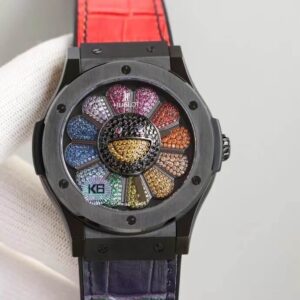Replica Hublot Classic Fusion Takashi Murakami 507.CX.9000.RX.TAK21 Sunflower Colored Diamond Dial - Buy Replica Watches
