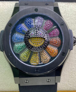 Replica Hublot Classic Fusion Takashi Murakami 507.CX.9000.RX.TAK21 Sunflower Color Dial - Buy Replica Watches