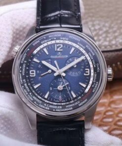 Replica ZF Factory Jaeger LeCoultre Geographic 904847Z Blue Dial - Buy Replica Watches