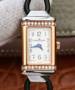 Replica MG Factory Jaeger LeCoultre Reverso 3264520 Rose Gold Diamond - Buy Replica Watches