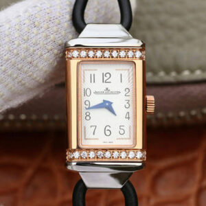 Replica MG Factory Jaeger LeCoultre Reverso 3264520 Rose Gold Diamond - Buy Replica Watches