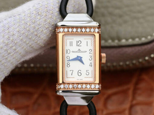 Replica MG Factory Jaeger LeCoultre Reverso 3264520 Rose Gold Diamond - Buy Replica Watches