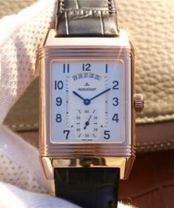 Replica Jaeger LeCoultre Reverso Q2712510 Rose Gold Silver Dial - Buy Replica Watches