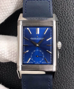 Replica MG Factory Jaeger LeCoultre Reverso Flip Stainless Steel Blue Dial - Buy Replica Watches