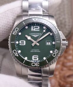 Replica ZF Factory Longines Hydroconquest L3.781.4.06.6 Green Dial - Buy Replica Watches