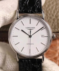 Replica KY Factory Longines Presence L4.790.4.12.2 White Dial - Buy Replica Watches