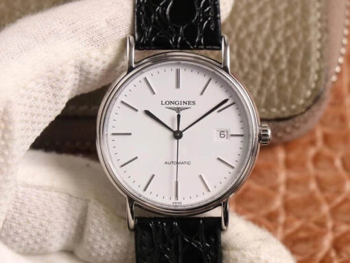 Replica KY Factory Longines Presence L4.790.4.12.2 White Dial - Buy Replica Watches