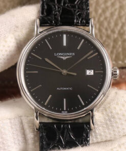 Replica KY Factory Longines Presence L4.921.4.52.2 Black Dial - Buy Replica Watches
