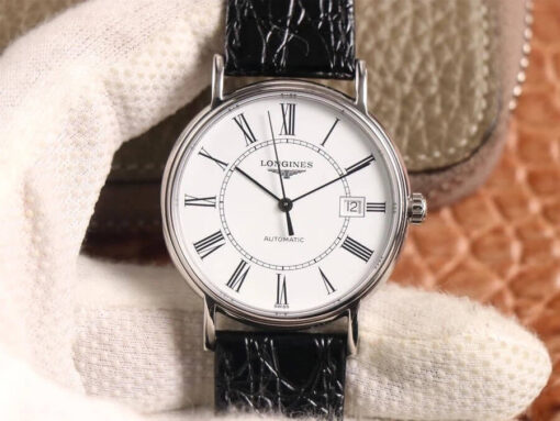 Replica KY Factory Longines Presence L4.921.4.11.2 White Dial - Buy Replica Watches