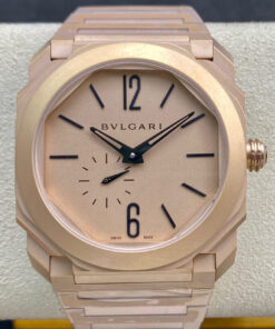 Replica BV Factory Bvlgari Octo Finissimo 102912 40MM Rose Gold - Buy Replica Watches