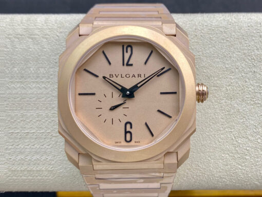 Replica BV Factory Bvlgari Octo Finissimo 102912 40MM Rose Gold - Buy Replica Watches