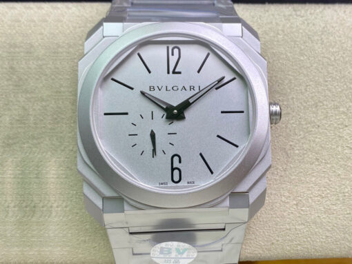 Replica BV Factory Bvlgari Octo Finissimo 103011 40MM Silver Dial - Buy Replica Watches