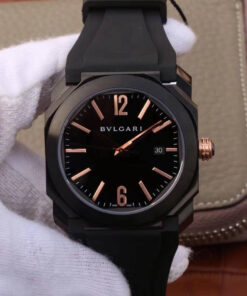 Replica Bvlgari Octo 102581 BGO41BBSVD Black Dial - Buy Replica Watches