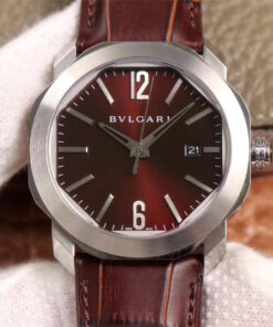 Replica BV Factory Bvlgari Octo 102705 Reddish Brown Dial - Buy Replica Watches