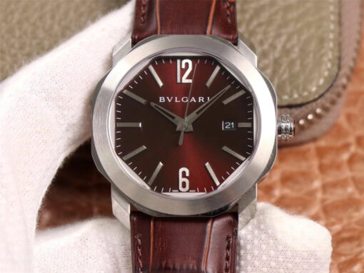 Replica BV Factory Bvlgari Octo 102705 Reddish Brown Dial - Buy Replica Watches