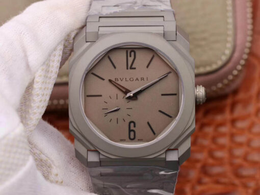 Replica BV Factory Bvlgari Octo Finissimo 102713 Grey Dial - Buy Replica Watches