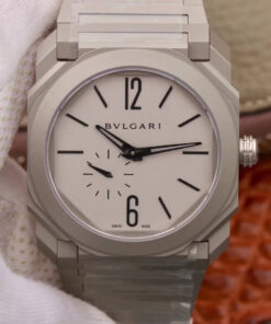 Replica BV Factory Bvlgari Octo Finissimo 103011 White Dial - Buy Replica Watches