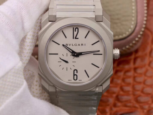 Replica BV Factory Bvlgari Octo Finissimo 103011 White Dial - Buy Replica Watches