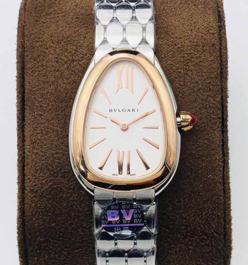 Replica BV Factory Bvlgari Serpenti 103144 Rose Gold Bezel - Buy Replica Watches