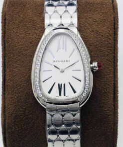 Replica BV Factory Bvlgari Serpenti 103361 Silver White Dial - Buy Replica Watches