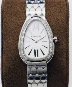 Replica BV Factory Bvlgari Serpenti 103361 Silver White Dial - Buy Replica Watches