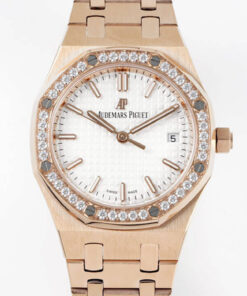 Replica 8F Factory Audemars Piguet Royal Oak 77351OR.ZZ.1261OR.01 Rose Gold - Buy Replica Watches