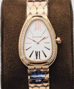 Replica BV Factory Bvlgari Serpenti 103146 Silver White Dial - Buy Replica Watches