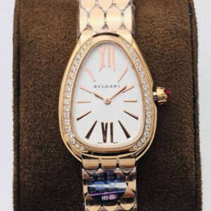 Replica BV Factory Bvlgari Serpenti 103146 Silver White Dial - Buy Replica Watches