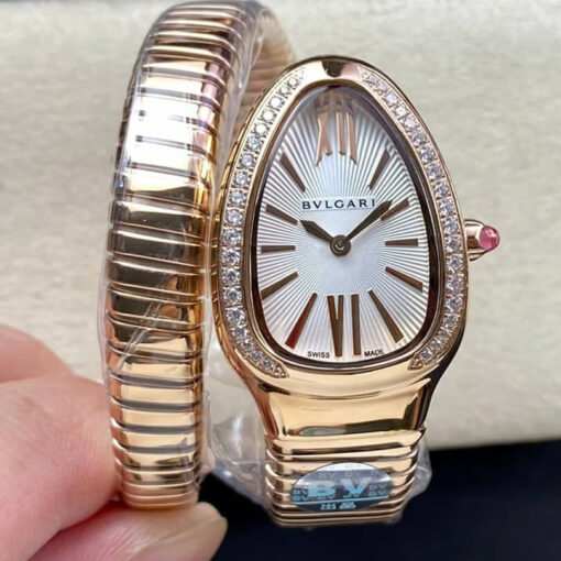 Replica BV Factory Bvlgari Serpenti 103003 Rose Gold - Buy Replica Watches