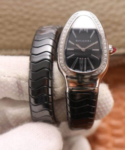 Replica BV Factory Bvlgari Serpenti Ceramic Black Dial - Buy Replica Watches