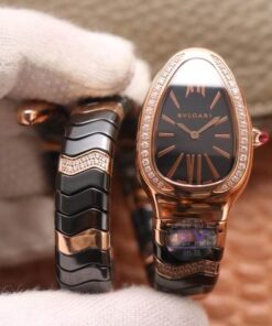 Replica BV Factory Bvlgari Serpenti Rose Gold Diamonds - Buy Replica Watches