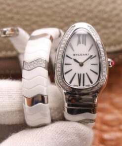 Replica BV Factory Bvlgari Serpenti Stainless Steel Diamond - Buy Replica Watches