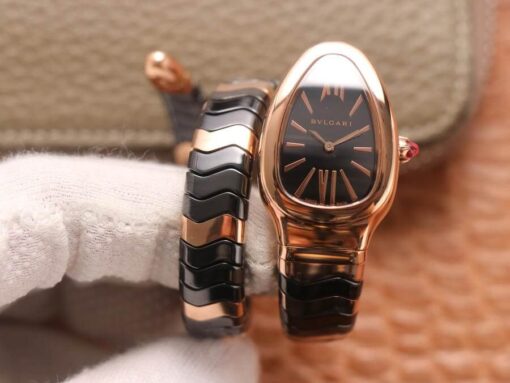 Replica BV Factory Bvlgari Serpenti Rose Gold Case - Buy Replica Watches
