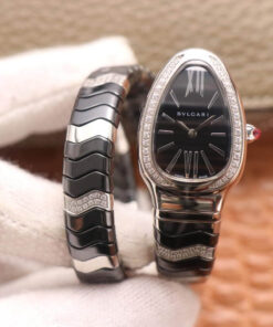 Replica BV Factory Bvlgari Serpenti 102129 Stainless Steel Diamond - Buy Replica Watches