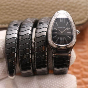 Replica BV Factory Bvlgari Serpenti Ceramic Diamond Bezel - Buy Replica Watches