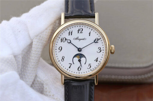 Replica TW Factory Breguet Classique Moonphase 9087BB/29/964 Yellow Gold Case - Buy Replica Watches