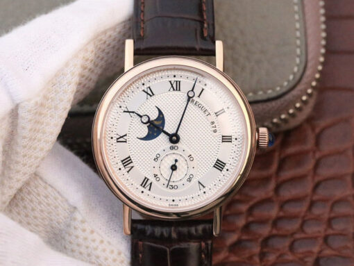 Replica Breguet Classique Moonphase 4396 Rose Gold Case - Buy Replica Watches