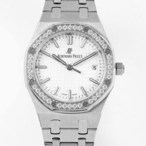 Replica 8F Factory Audemars Piguet Royal Oak 77350ST Silver Dial - Buy Replica Watches