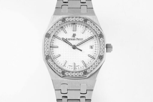 Replica 8F Factory Audemars Piguet Royal Oak 77350ST Silver Dial - Buy Replica Watches