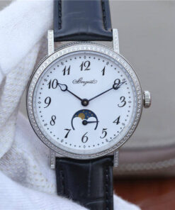 Replica TW Factory Breguet Classique Moonphase 9088BB/29/964/DD0D White Dial - Buy Replica Watches