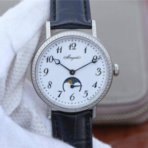 Replica TW Factory Breguet Classique Moonphase 9088BB/29/964/DD0D White Dial - Buy Replica Watches