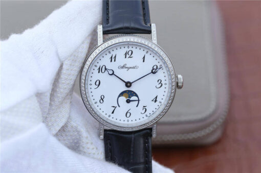 Replica TW Factory Breguet Classique Moonphase 9088BB/29/964/DD0D White Dial - Buy Replica Watches