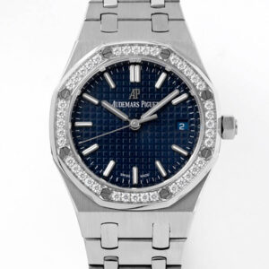 Replica 8F Factory Audemars Piguet Royal Oak 77351ST.ZZ.1261ST.01 Blue Dial - Buy Replica Watches