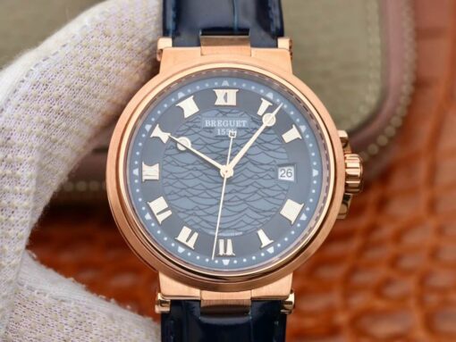 Replica V9 Factory Breguet Marine 5517 Rose Gold - Buy Replica Watches