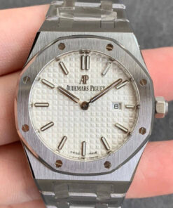 Replica JF Factory Audemars Piguet Royal Oak 67651ST 33MM Silver Dial - Buy Replica Watches