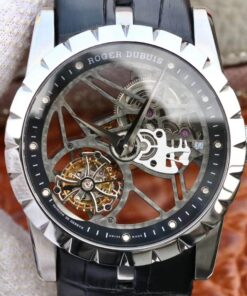 Replica JB Factory Roger Dubuis Excalibur RDDBEX0393 Tourbillon Skeleton Dial - Buy Replica Watches