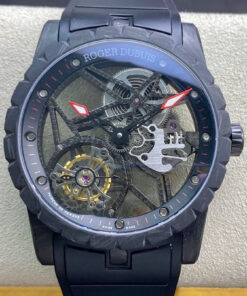 Replica BBR Factory Roger Dubuis Excalibur DBEX0577 Tourbillon Skeleton Dial - Buy Replica Watches