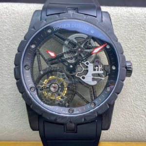 Replica BBR Factory Roger Dubuis Excalibur DBEX0577 Tourbillon Skeleton Dial - Buy Replica Watches