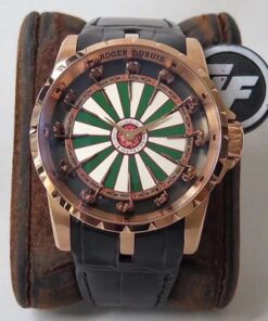 Replica ZF Factory Roger Dubuis Excalibur RDDBEX0398 Rose Gold - Buy Replica Watches